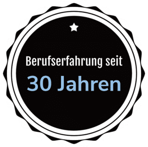 Berufserfahrung seit 30 Jahren